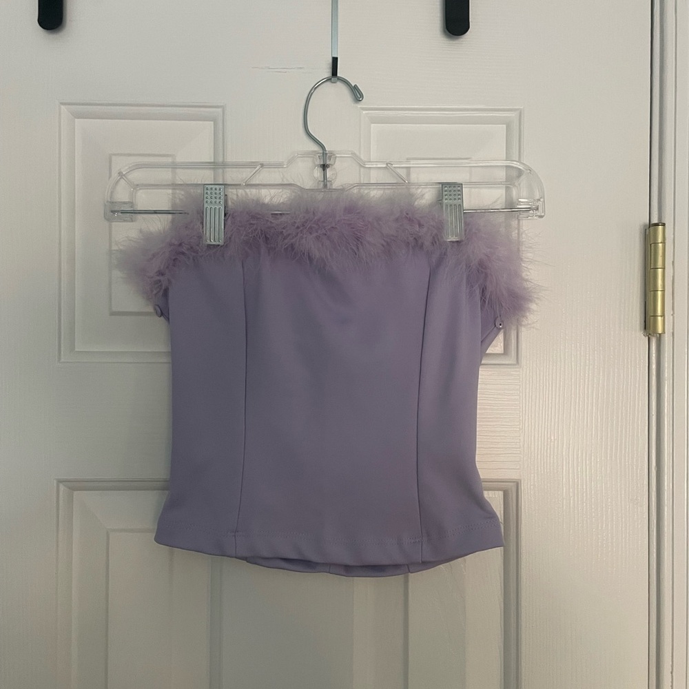 Estelle Top in Purple & Lavender